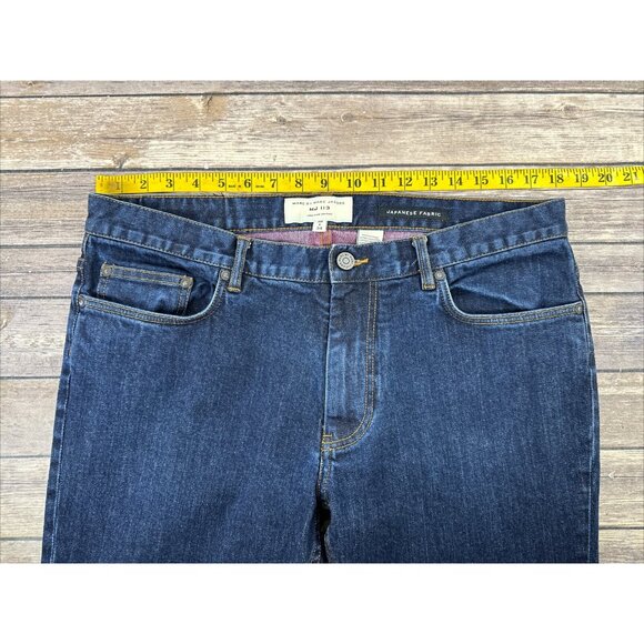 Marc Jacobs MJ 113 Low Rise Skinny Jeans Size 36 x 33 Blue Japanese Fabric - Picture 15 of 16